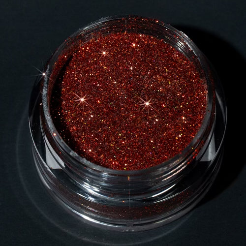 Dark Orange Raw Glitter