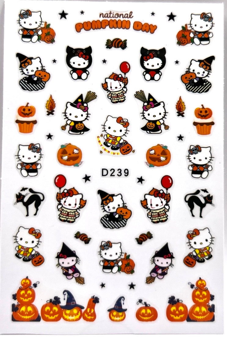 Hello Kitty Halloween Sticker