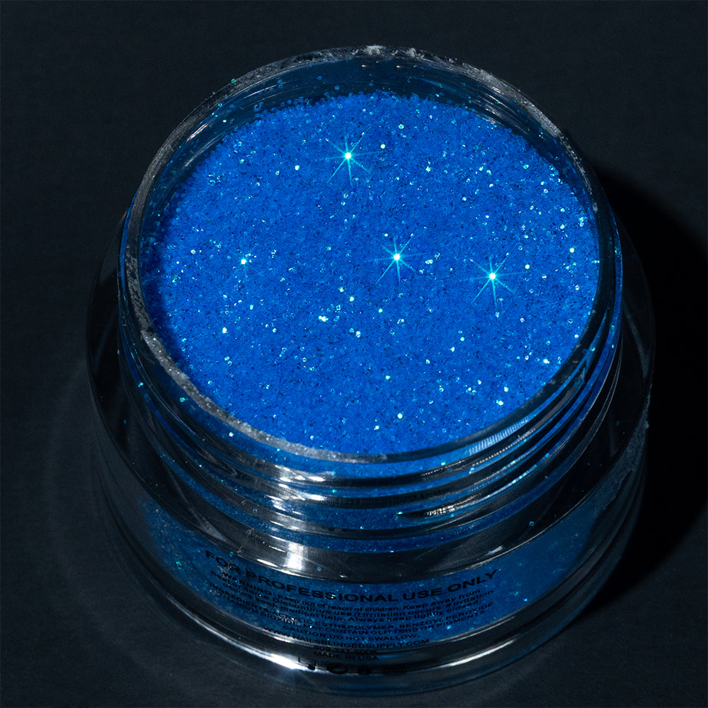 Blue Raw Glitter