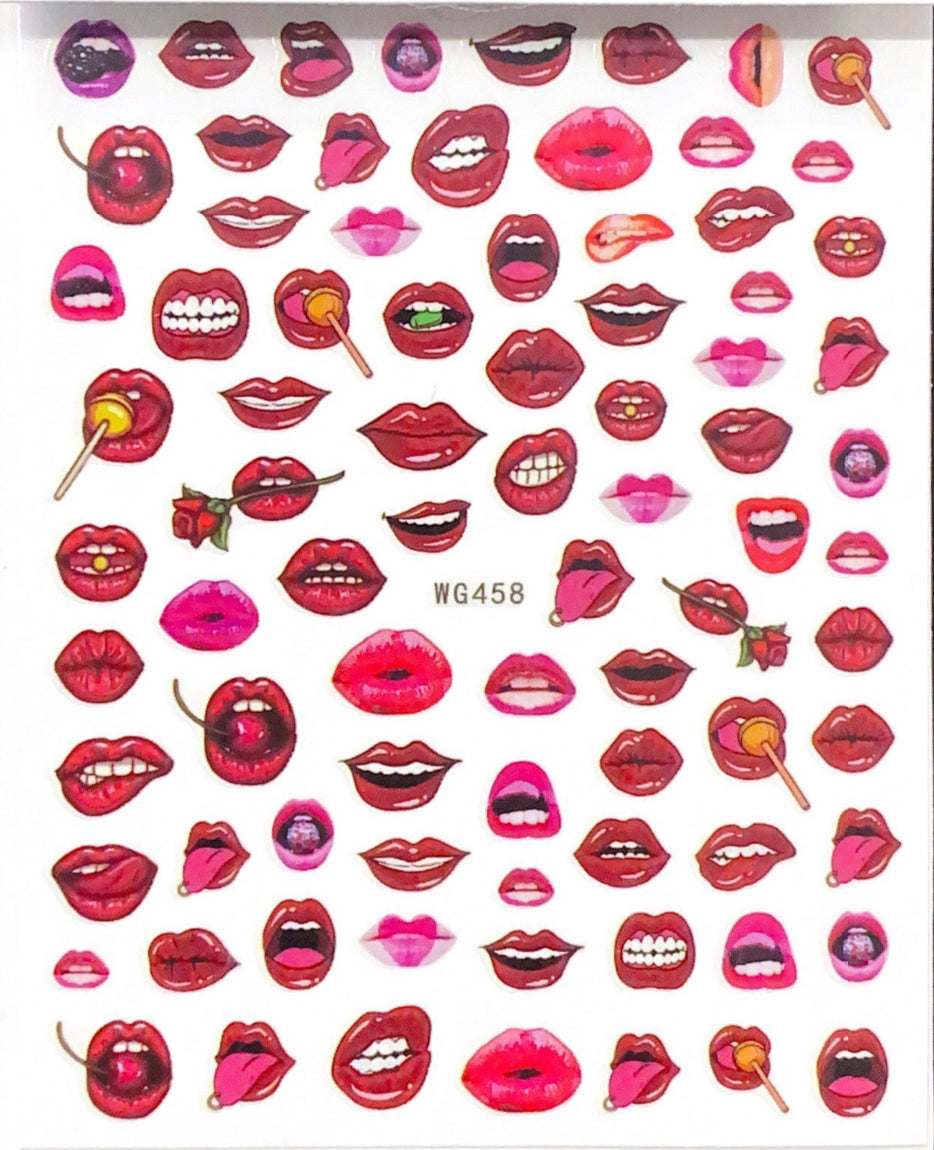 Lips and lollipops Sticker WG458