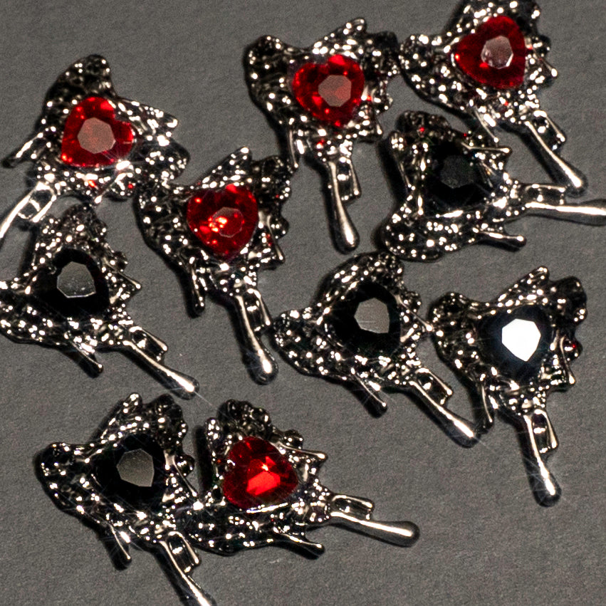 Red and Black Hearts