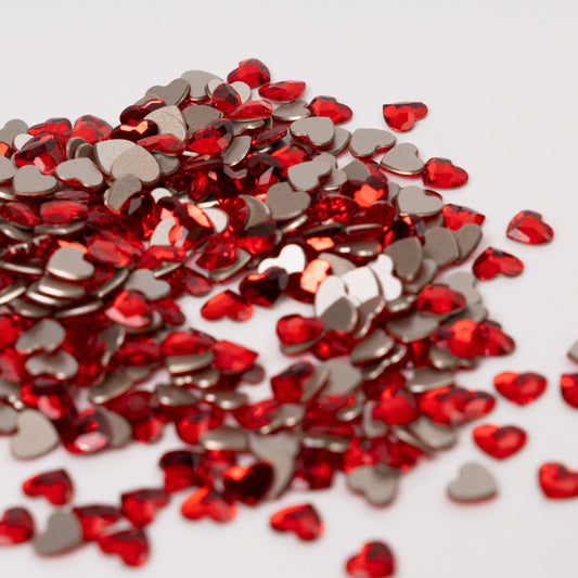 2808 Heart Light Siam 6mm