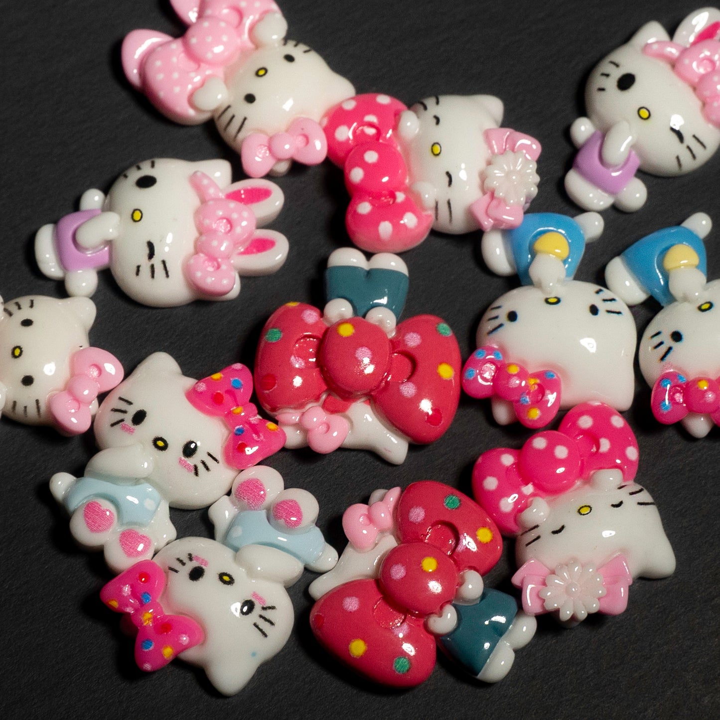 Big Kitty Charms with Bows