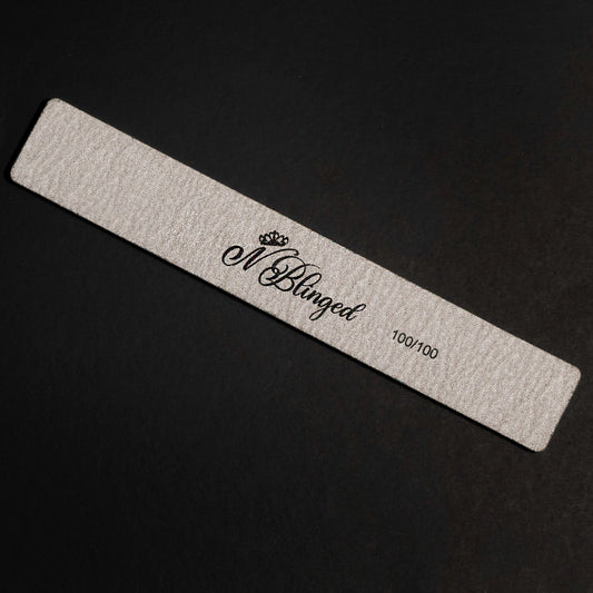 Zebra Square Nail File