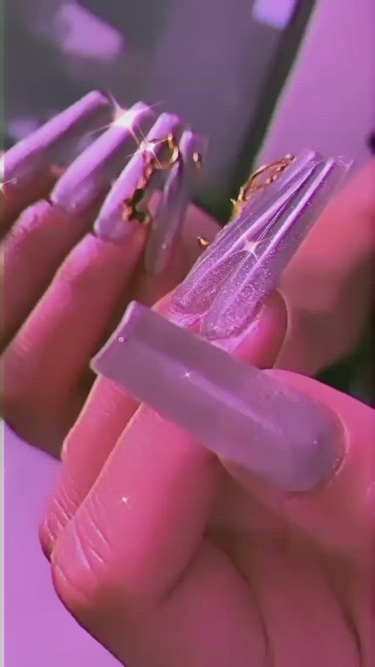 Silver Super Cat Eye Top Coat