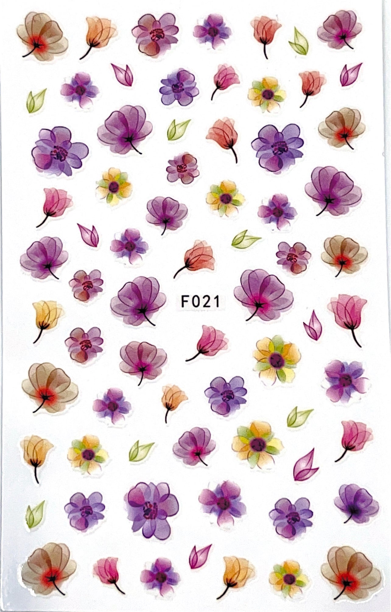 Pegatina de flores F021
