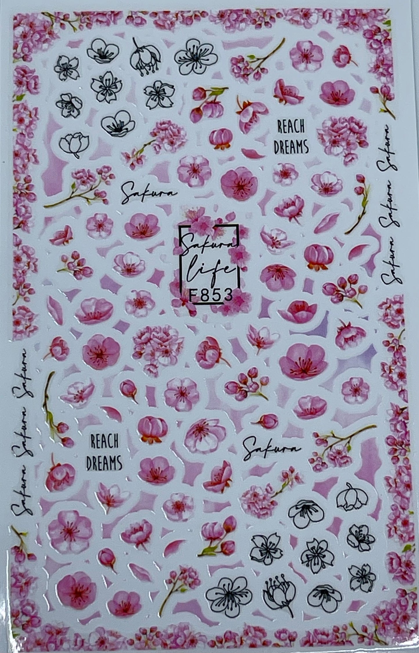Flower Sticker F853
