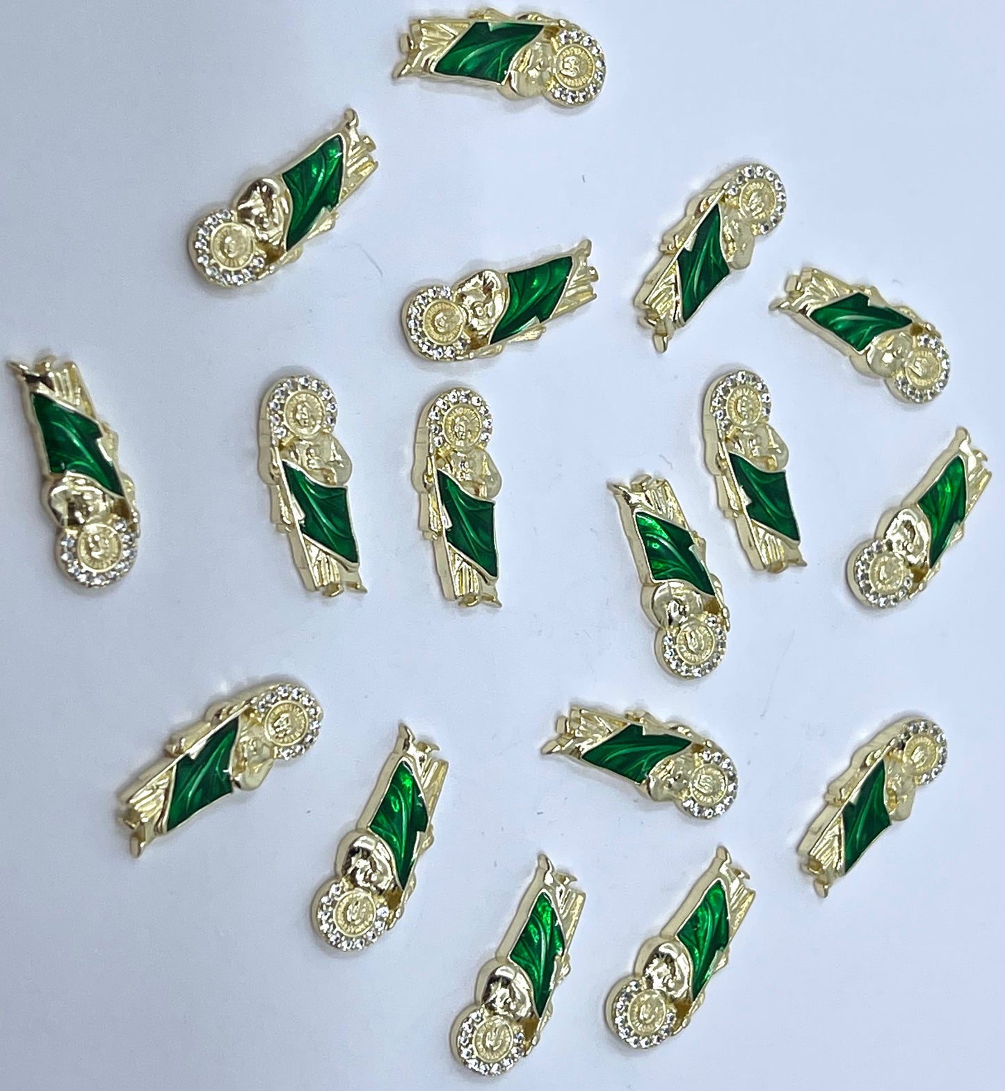 San Judas green and gold