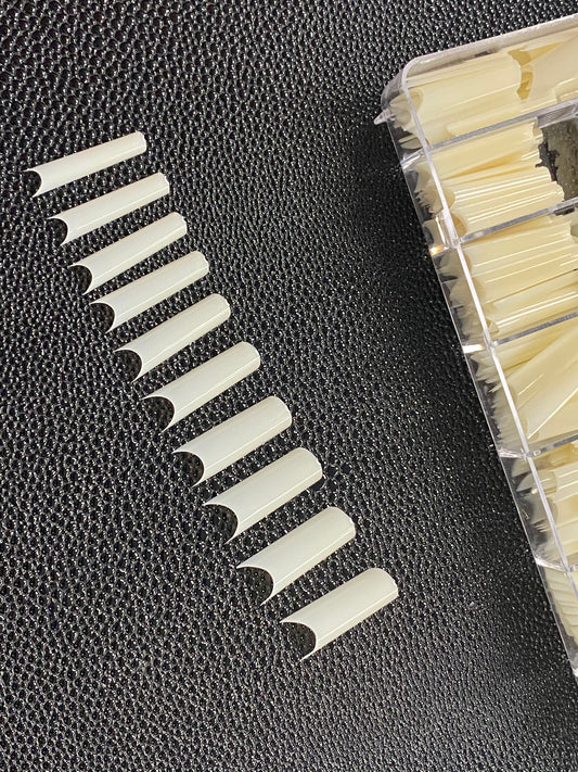 NB C Curve Square Tips Natural