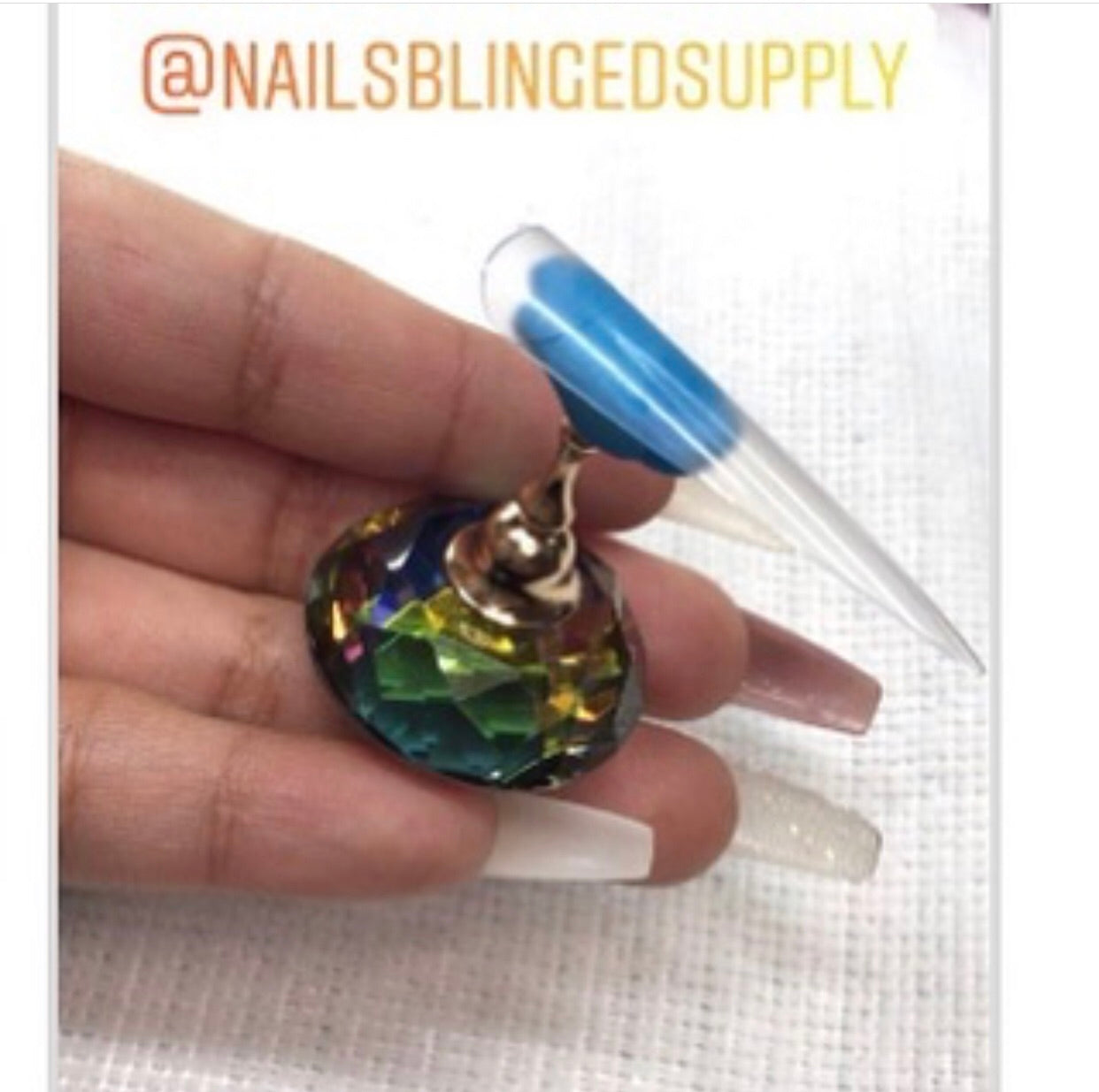 Practice Diamond Nail Display