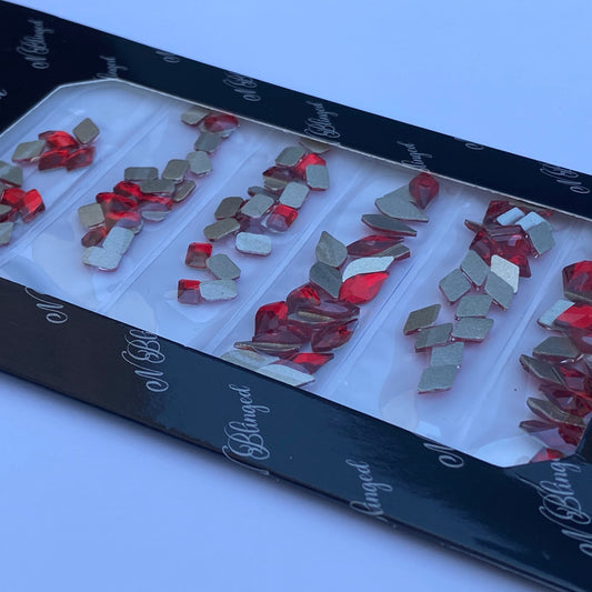 Red Stone Pack Flame & Rhombus