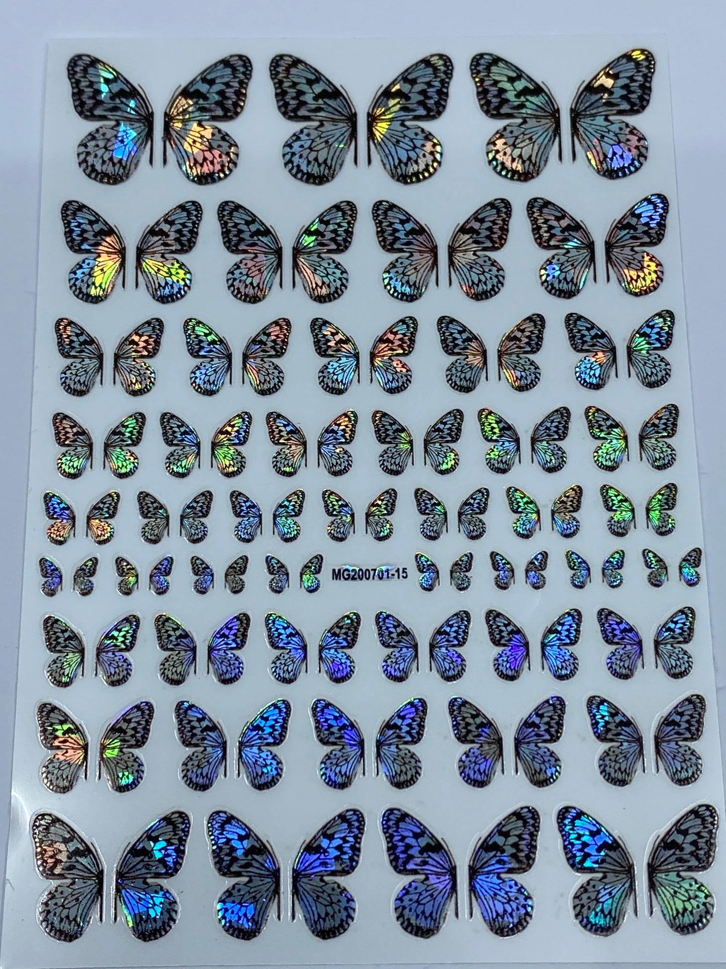 Black Holographic Butterfly MG15