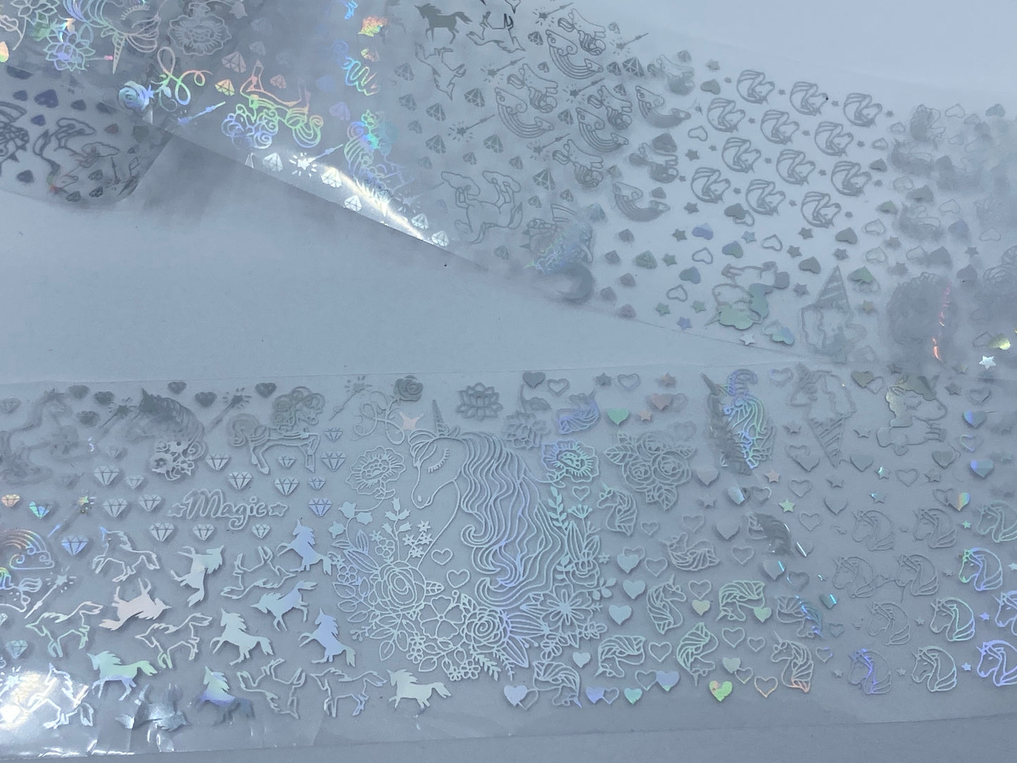Holographic Unicorn Foil