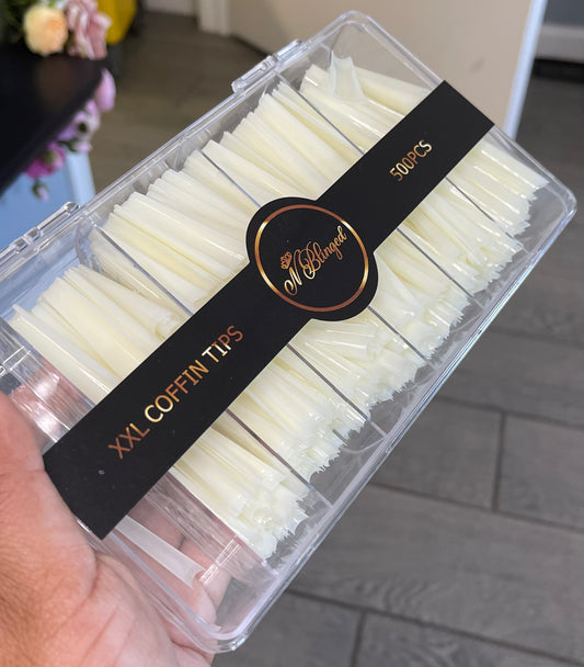 NB XXL NATURAL COFFIIN TIPS (No C Curve)