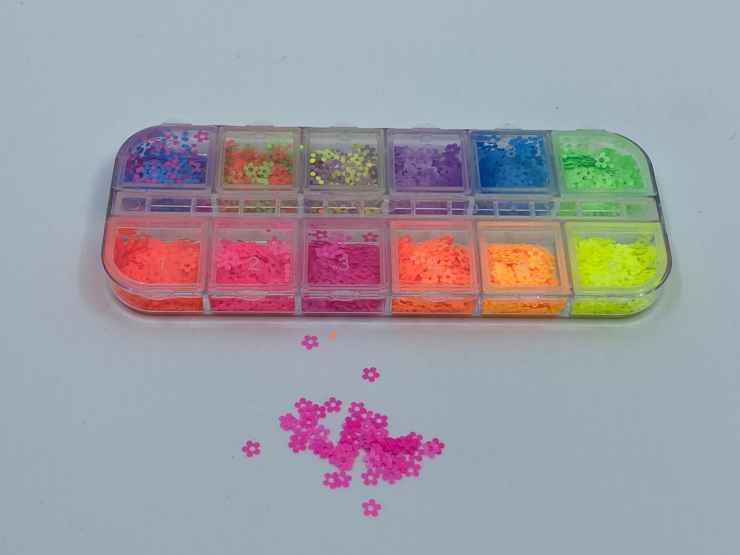 Neon Flowers in a Box