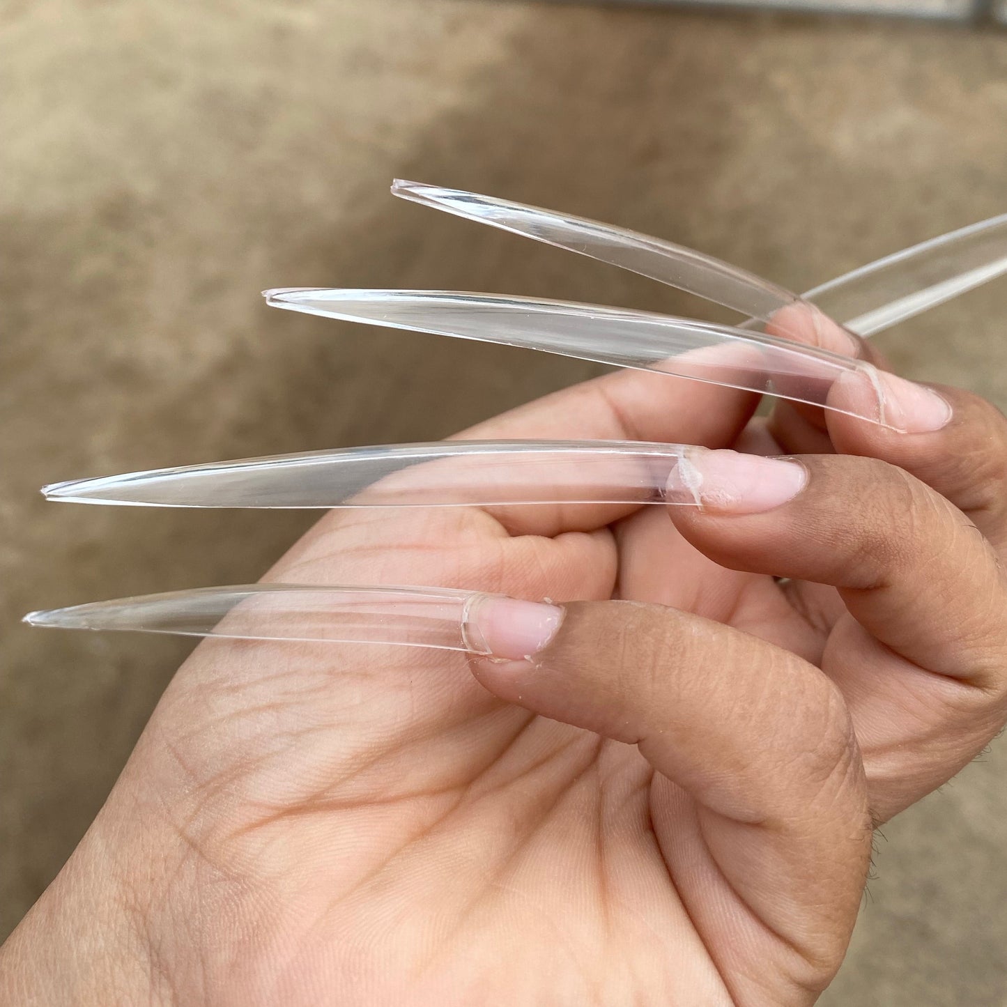 Xxxl Stiletto Tips 120pcs w/ Smile line
