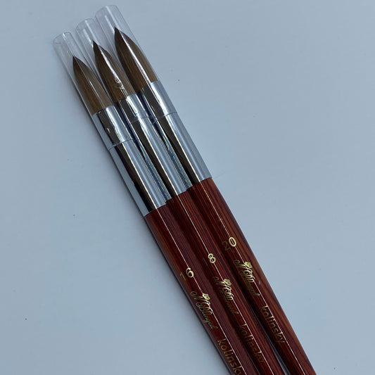 Kolinsky Brush Red Handle