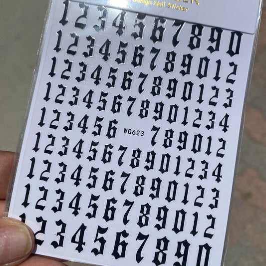 Number Stickers