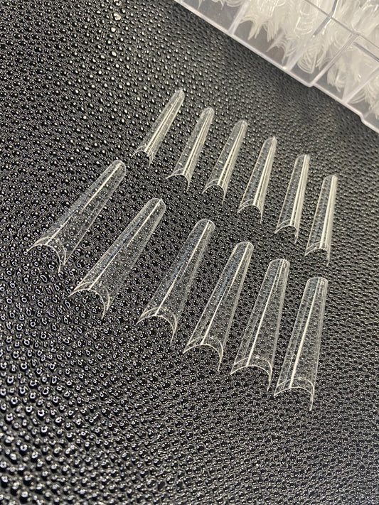 NB XXL COFFIN TIPS CLEAR 480pcs