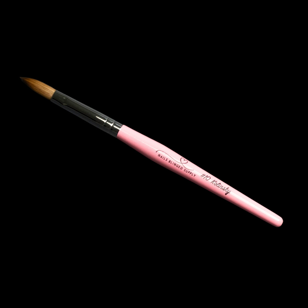 Pincel Kolinsky rosa n.° 10