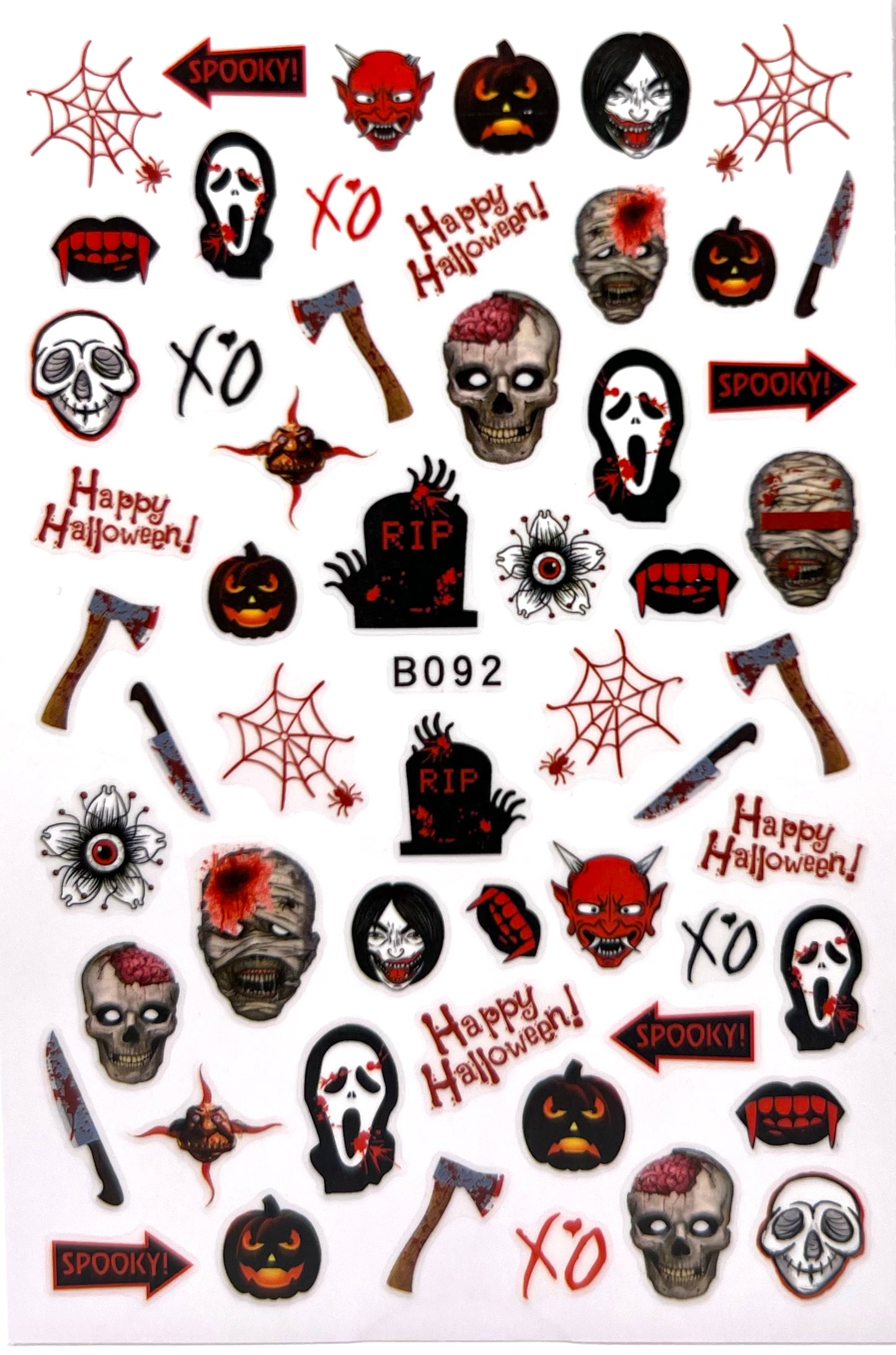 Pegatinas de Halloween (4 VARIACIONES)