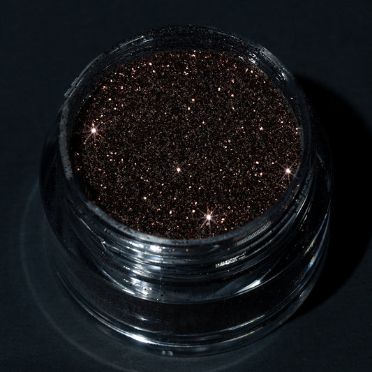 Dark Brown Raw Glitter 0.5oz