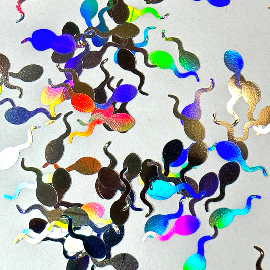Sperm glitters