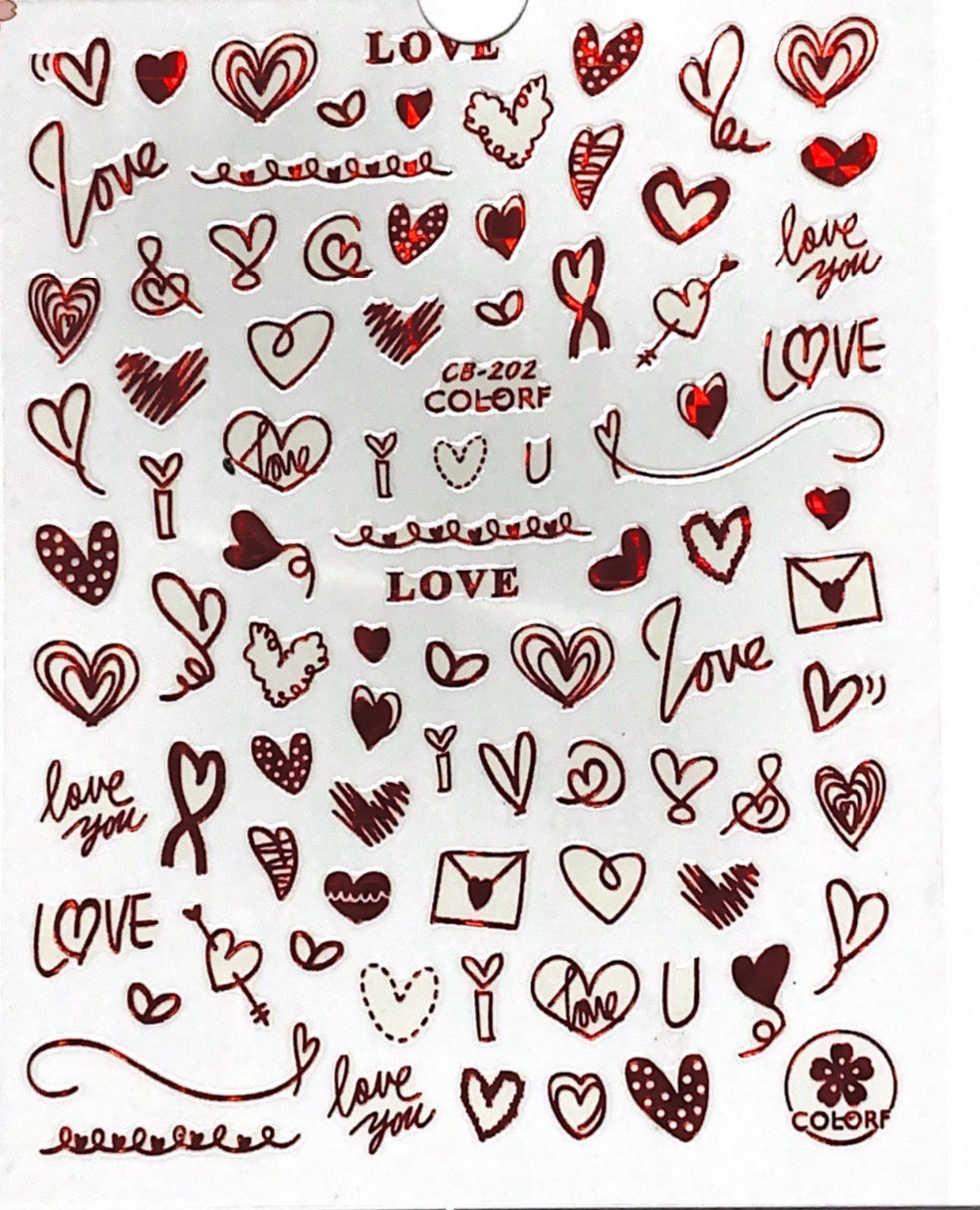 Heart Sticker CB 202