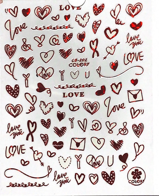 Heart Sticker CB 202