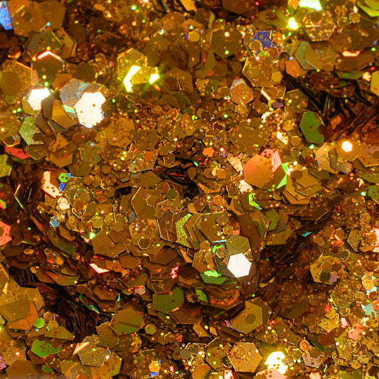 Gold Chunky Glitter