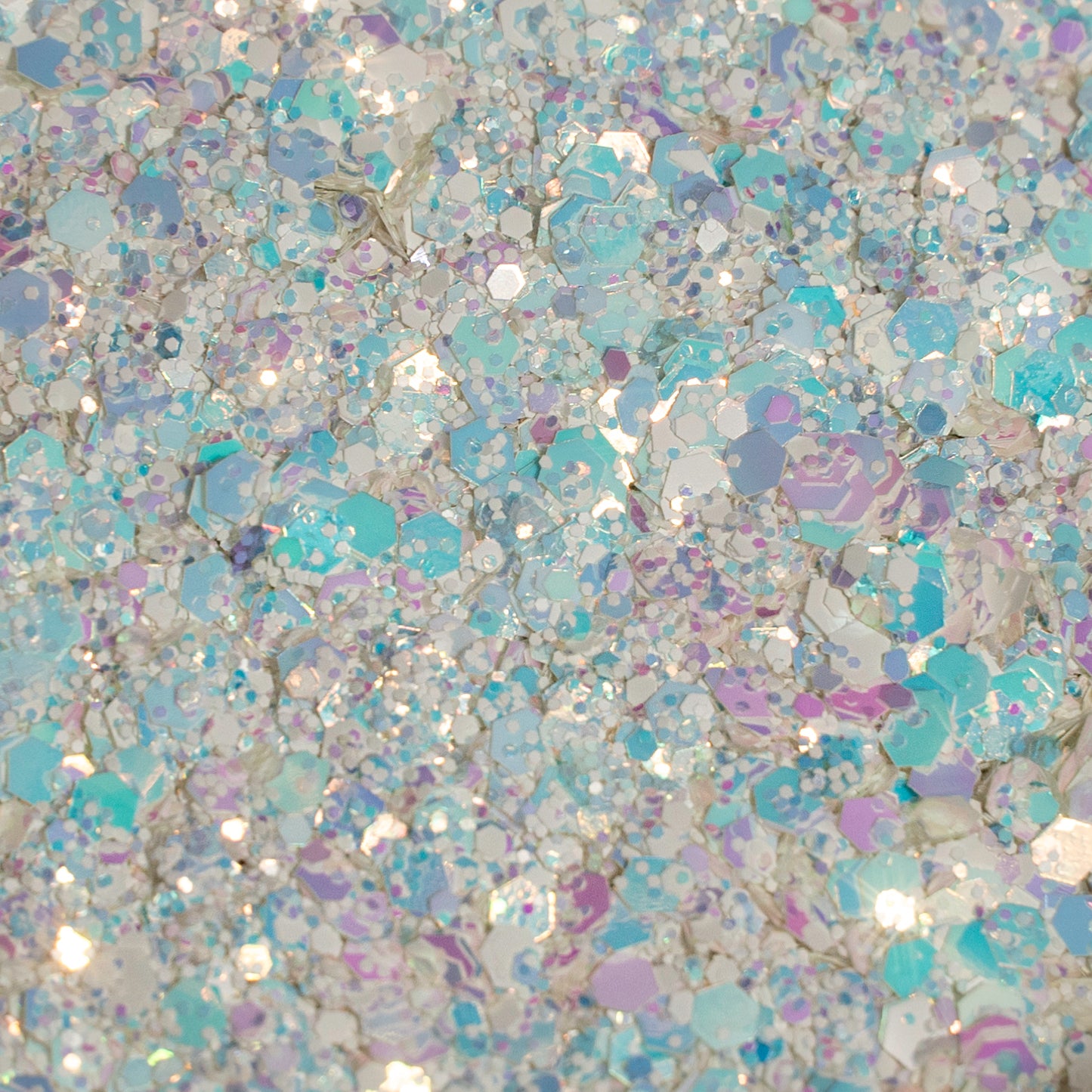 Brillantina de unicornio blanco