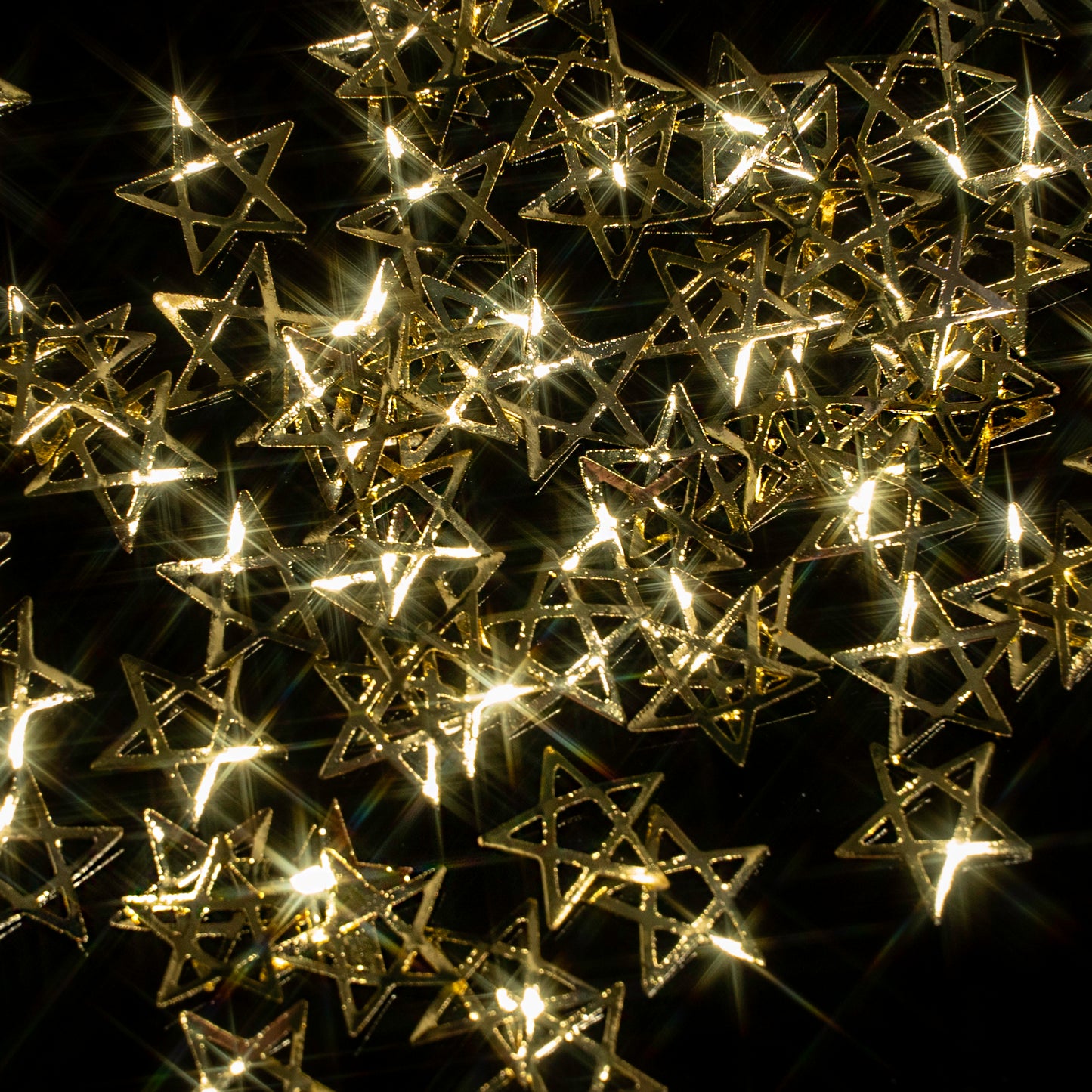 Decoración de metal con forma de estrella