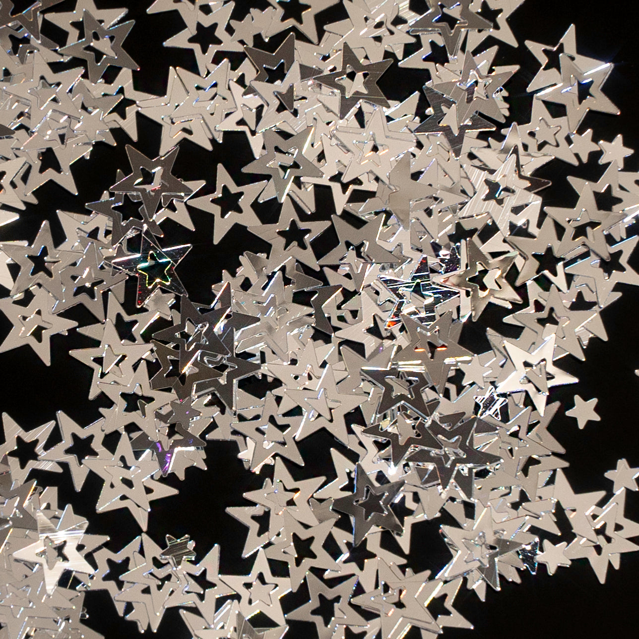 Estrellas plateadas