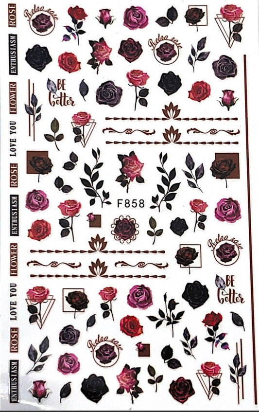 Rose Flowers F858