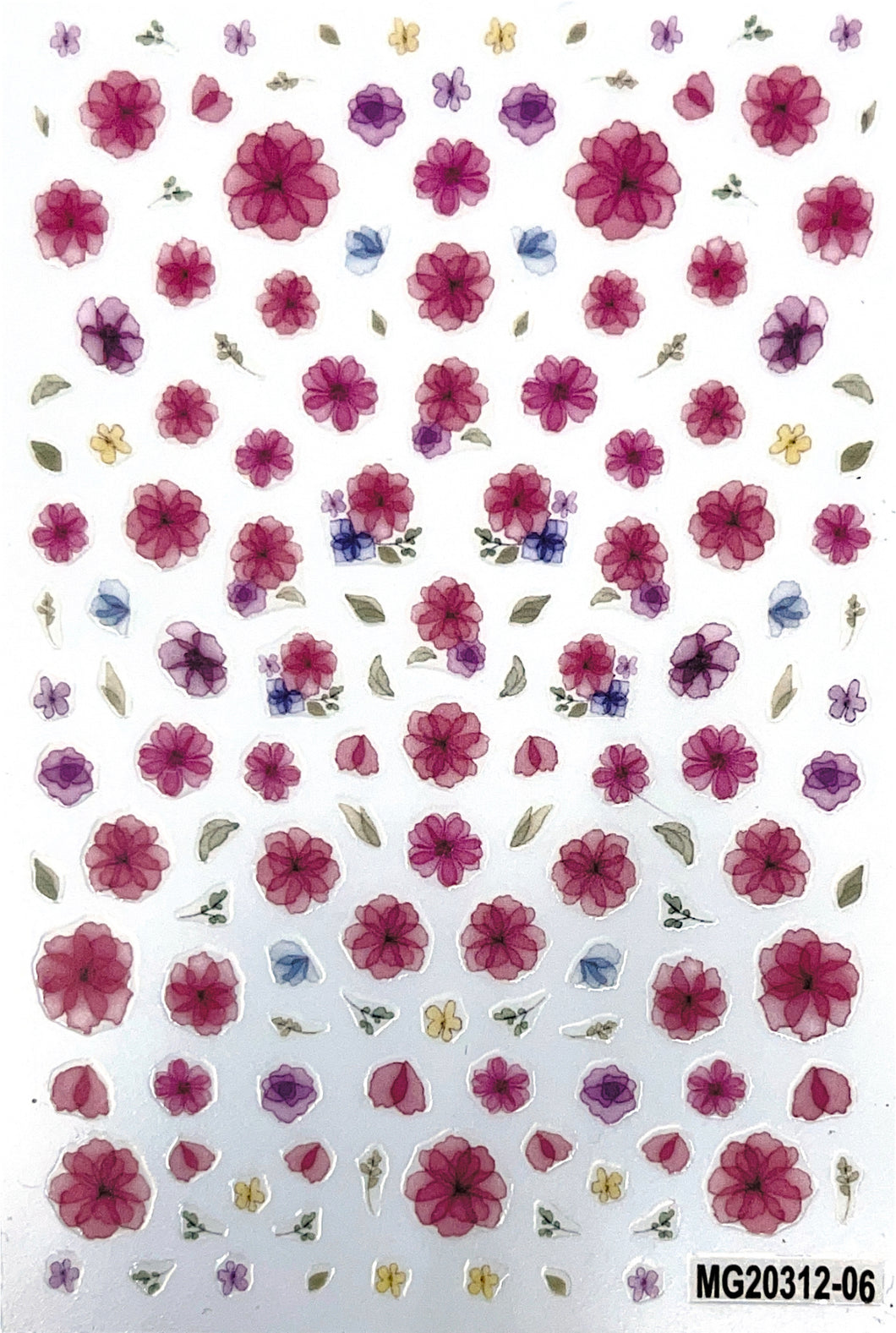 Flower sticker MG12-06