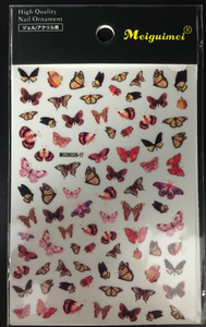 Butterfly Stickers MG-17