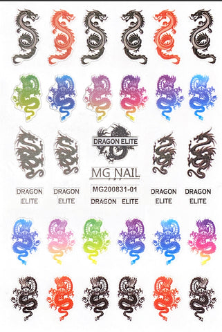 Colorful Dragon Sticker