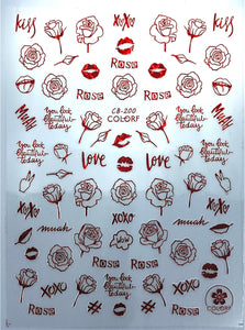 Rose Stickers CB200