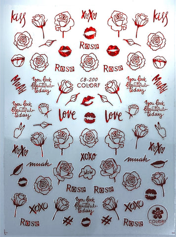 Rose Stickers CB200