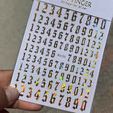 Load image into Gallery viewer, Number Stickers