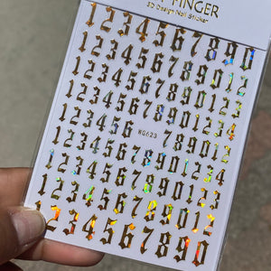 Number Stickers