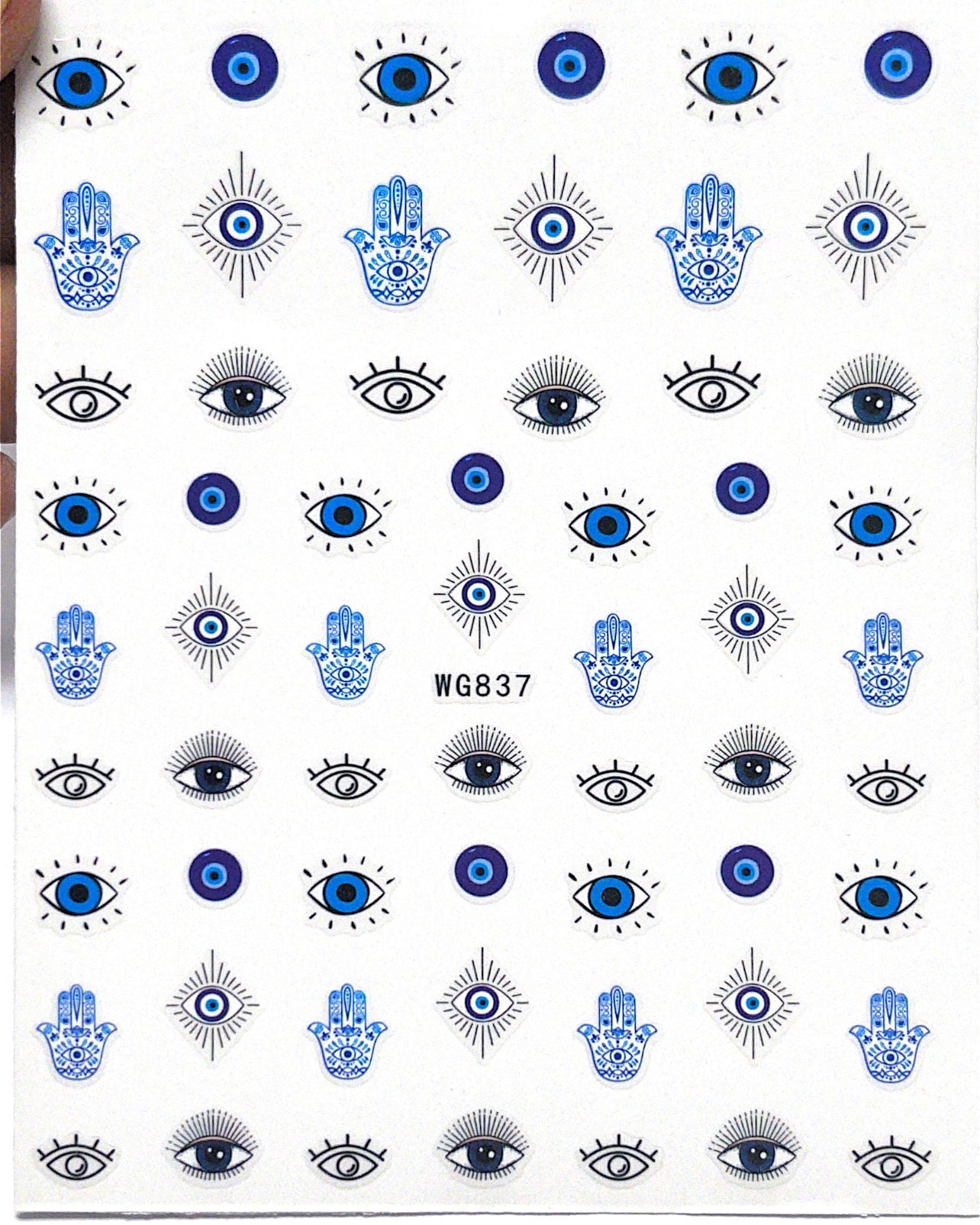 Pegatina del mal de ojo