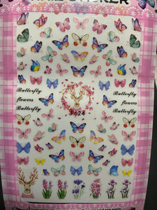 Butterfly Stickers F624