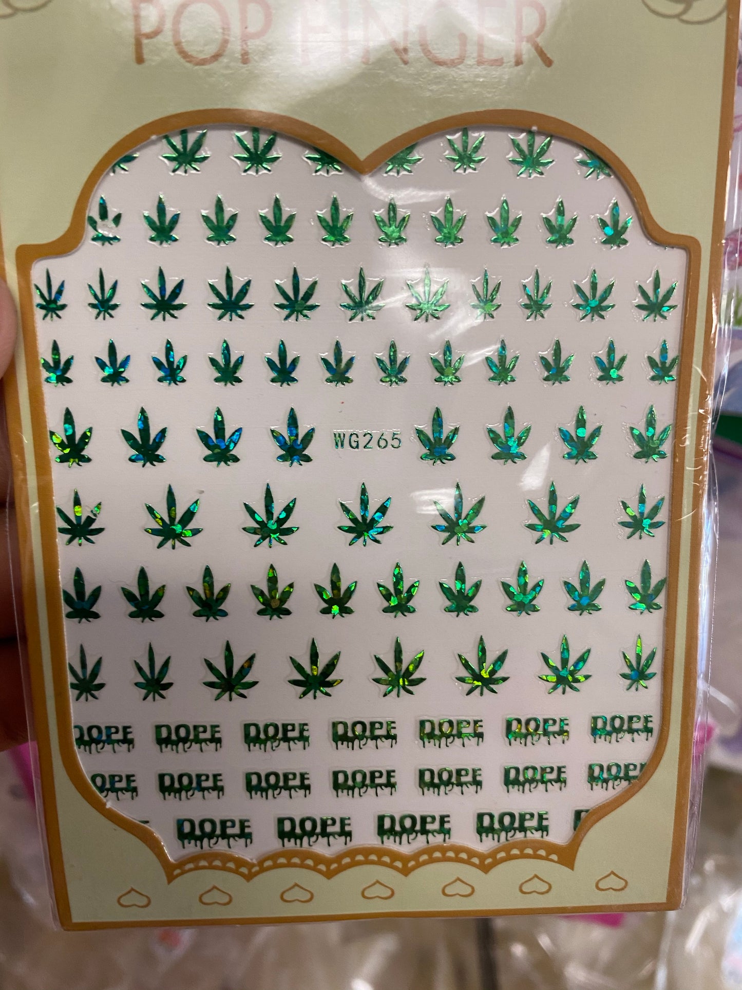 Pegatinas de marihuana