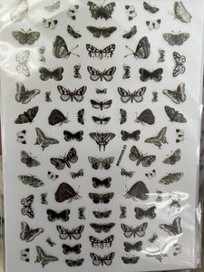 Black Butterfly Sticker MG-23