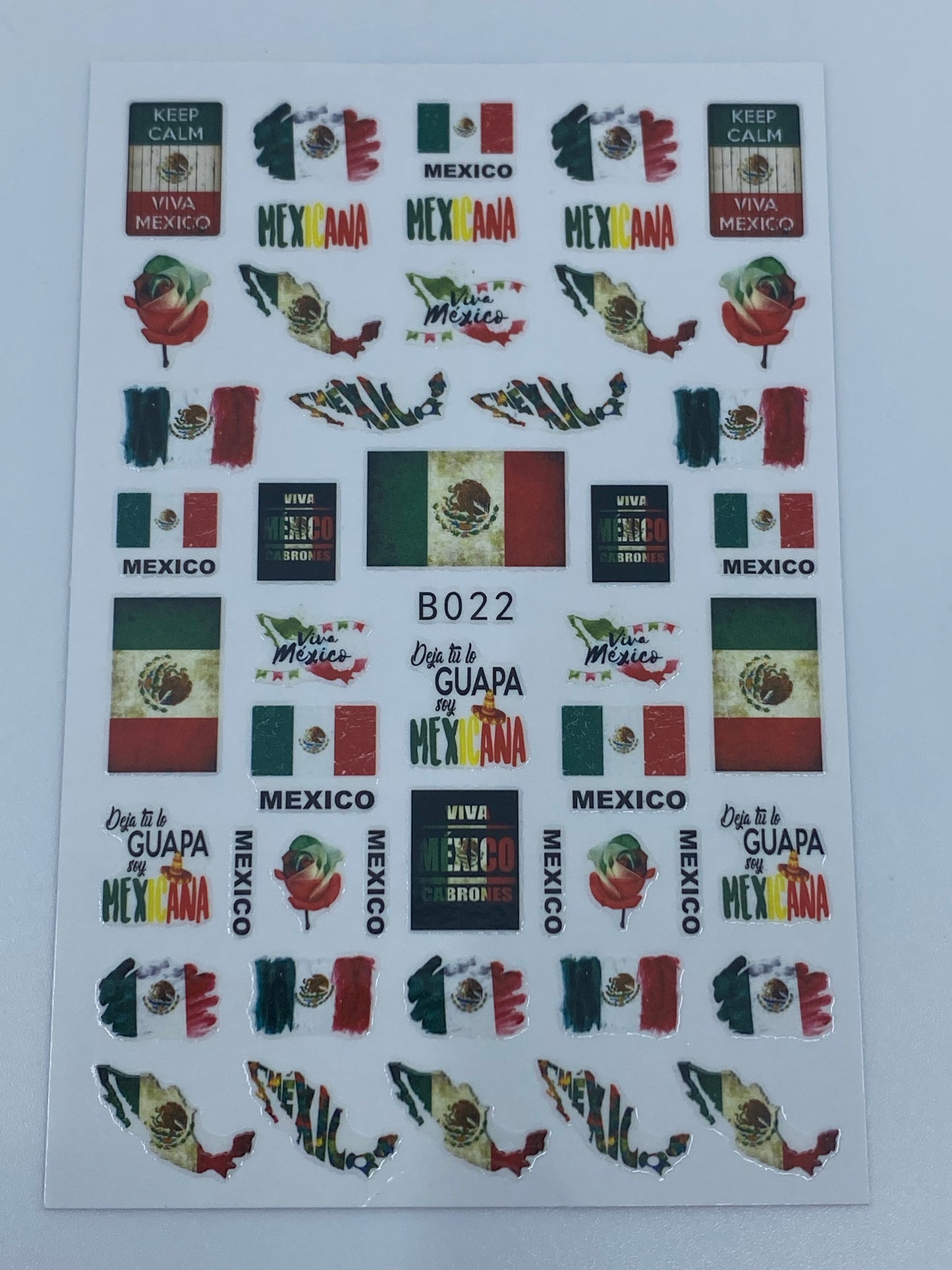 Pegatina mexicana B022