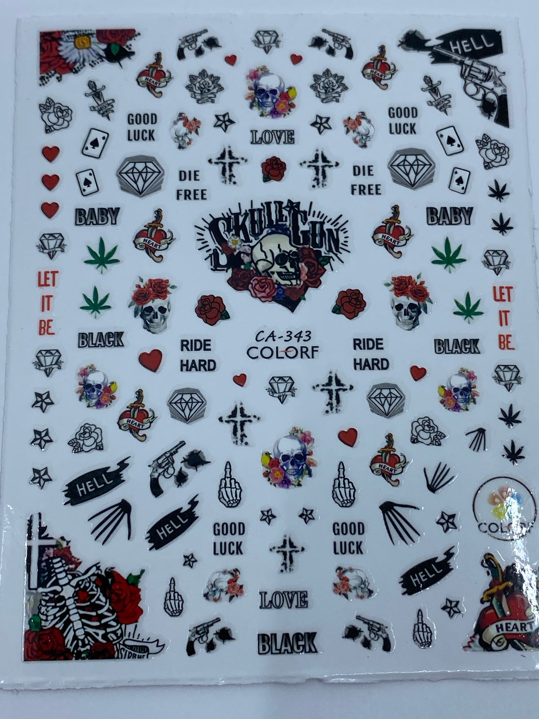 Skull Sticker 343