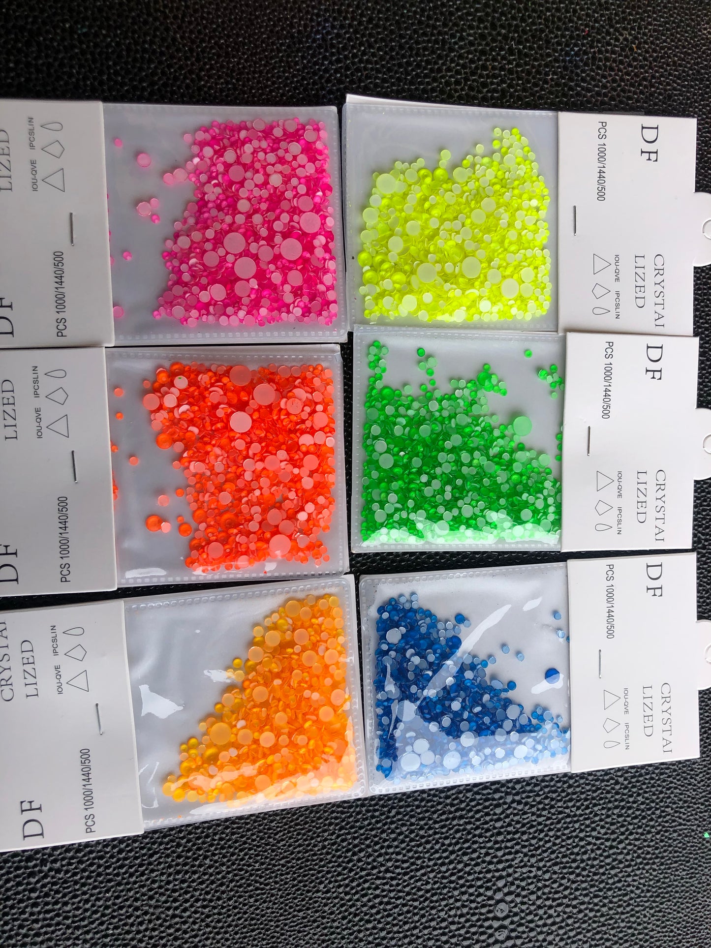 Neon imitation Stones