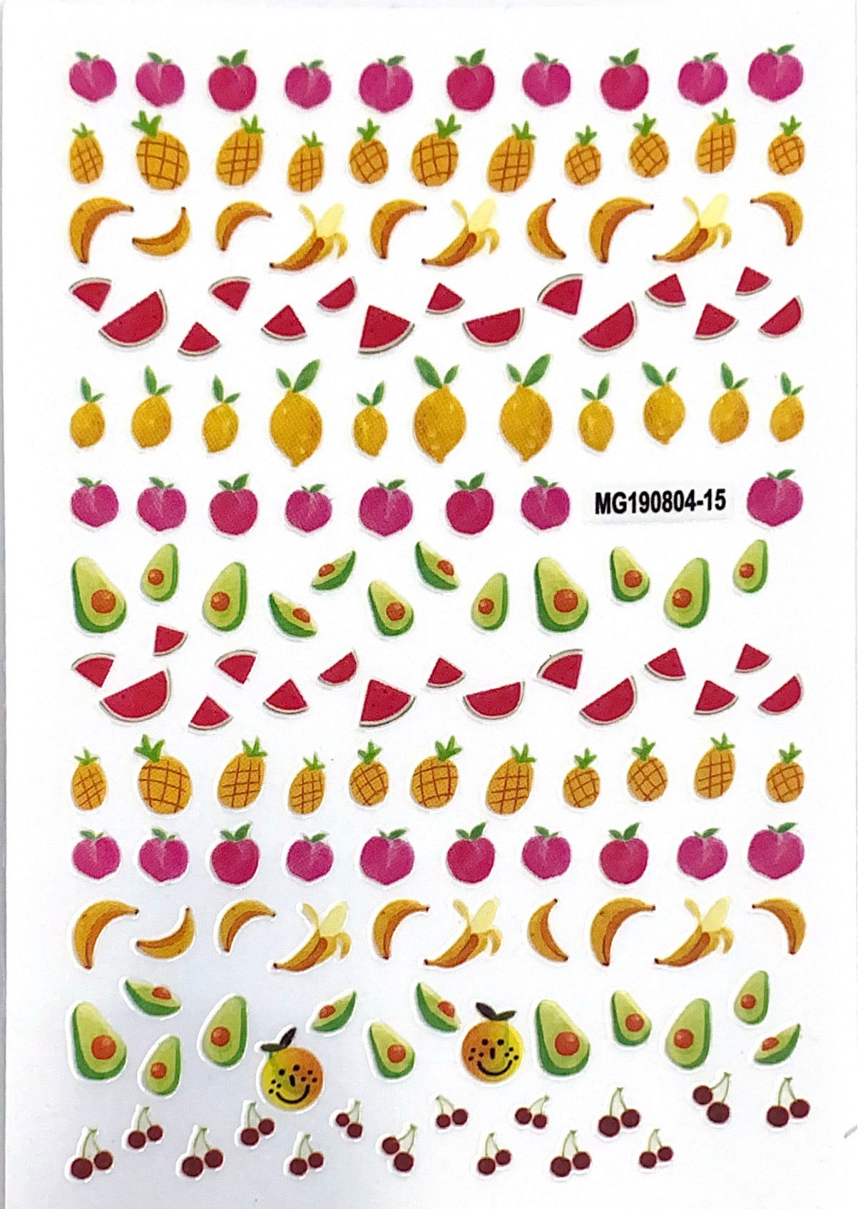 Pegatina de frutas mixtas