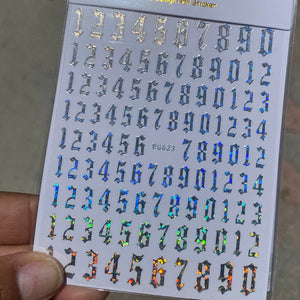 Number Stickers